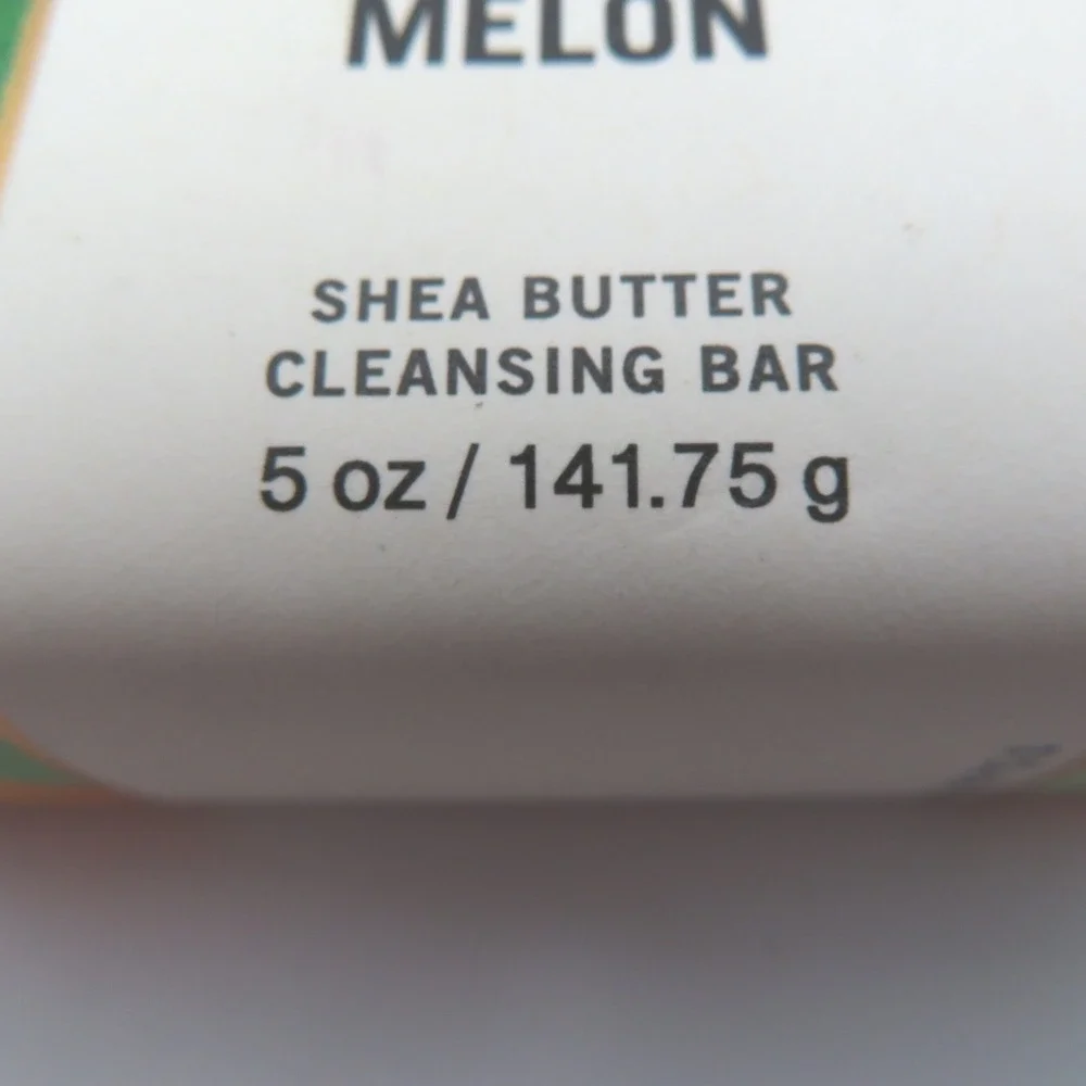 Bath & Body Works Cucumber Melon Shea Butter Cleansing Bar Soap 5 oz New - Picture 2 of 5
